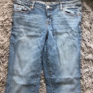 Straight leg jeans